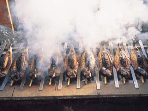 浜焼き鯖